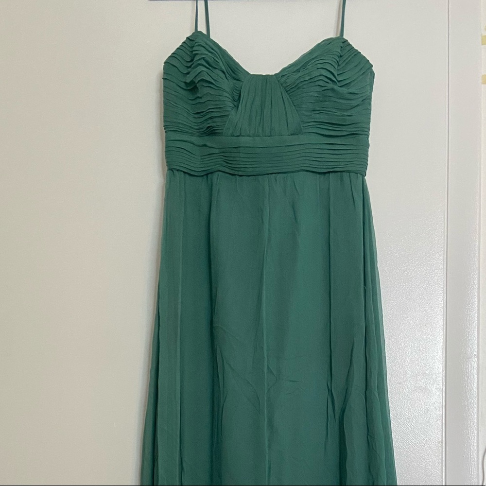 Amsale Long Gown Wedding Prom Maxi Dress 10